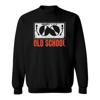 Old School Turntable For An Old School Hip Hop Dj Spin It Sweatshirt | Mazezy