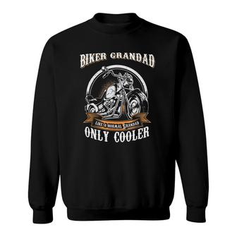 Only Cool Grandad Rides Motorcycles Rider Gift Sweatshirt | Mazezy
