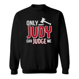 Only Judy Can Judge Me Raglan Baseball Tee Sweatshirt | Mazezy