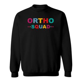Ortho Squad Orthopedic Nurse Surgeon Musculoskeletal Doctor Sweatshirt | Mazezy