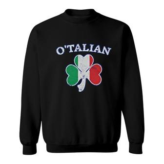 Otalian Italian Irish Shamrock Sweatshirt | Mazezy