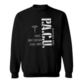 Pacu Anesthesia Registered Nurse Hospital Rn Medical Staff Zip Sweatshirt - Thegiftio