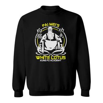 Pai Mei's White Lotus Kung Fu Academy Sweatshirt | Mazezy