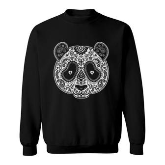 Panda Heart Shape Valentine Couple Sweatshirt | Mazezy