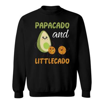 Papacado Littlecado Pregnancy Avocado Baby Annoucement Sweatshirt - Thegiftio UK