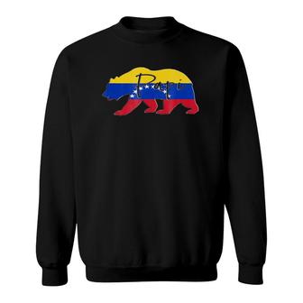 Papi Bear Venezuela Flag Sweatshirt | Mazezy CA