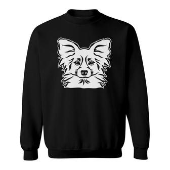 Papillon Dog Lovers Gift Sweatshirt | Mazezy