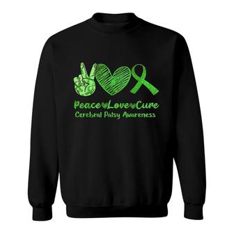 Peace Love Cure Sweatshirt | Mazezy