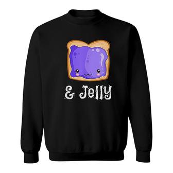 Peanut Butter And Jelly Blueberry Jam Sweatshirt | Mazezy