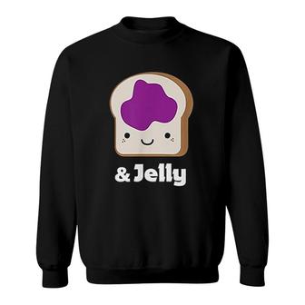 Peanut Butter And Jelly Couples Sweatshirt | Mazezy