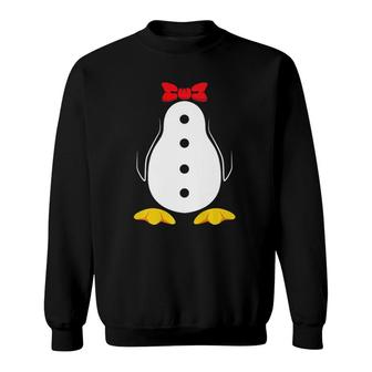 Penguin Costume Tuxedo Halloween Gift For Boys Girls Premium Sweatshirt | Mazezy
