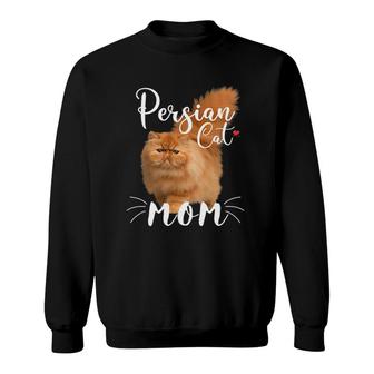 Persian Cat Mom Female Cat Owner Persian Kitty Sweatshirt | Mazezy