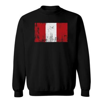 Peru Peruvian Flag Gift Root Home Adults Kids Sweatshirt | Mazezy