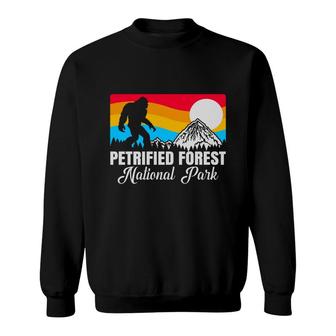Petrified Forest National Park Vintage Retro Sunset Travel Adventure Sweatshirt - Thegiftio