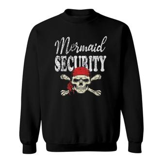 Pirate Boys Mermaid Security Pirates & Mermaids Party Gift Sweatshirt | Mazezy