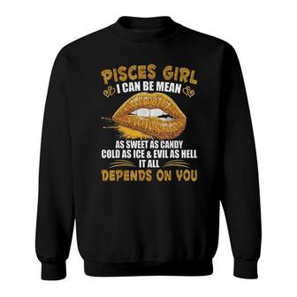 Pisces Girl Born In March Sweatshirt | Mazezy