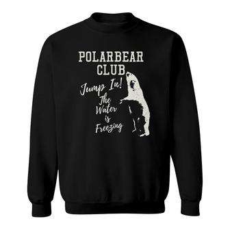 Polar Bear Club Freezing Water Vintage Distressed Sweatshirt | Mazezy