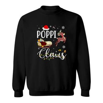 Poppi-Claus-Funny-Poppi-Christmas-Gift-Reindeer-Christmas  Sweatshirt