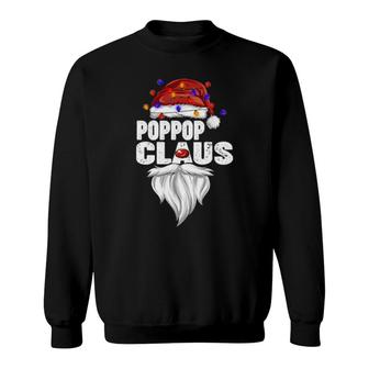 Poppop Claus , Family Matching Poppop Claus Pajama Sweatshirt | Mazezy