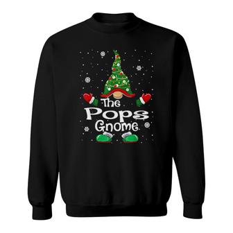 Pops Gnome Matching Family Group Christmas Party Pajama Sweatshirt | Mazezy