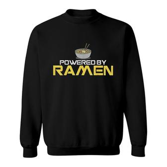 Powered By Ramen Japanese Sweatshirt | Mazezy