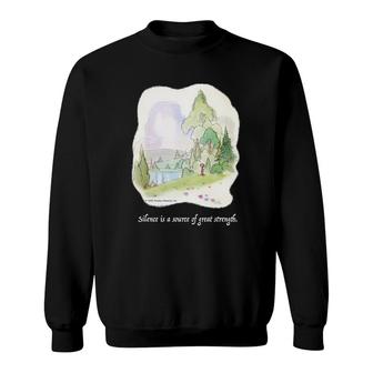 Precious Moments Silence Is Source Of Great Strength Sweatshirt | Mazezy