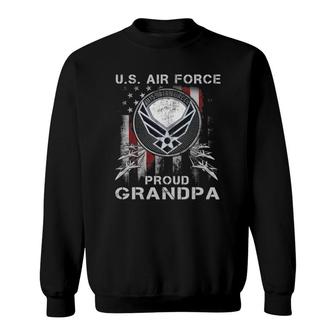 Pride Us Army I'm A Proud Air Force Grandpa Sweatshirt | Mazezy