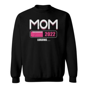 Promoted To Mommy Est 2022 Loading Future Mom Sweatshirt | Mazezy