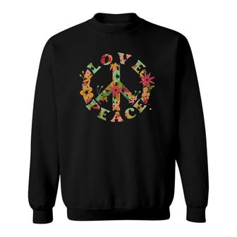 Protest Symbol 60'S 70'S Love Peace Sweatshirt
