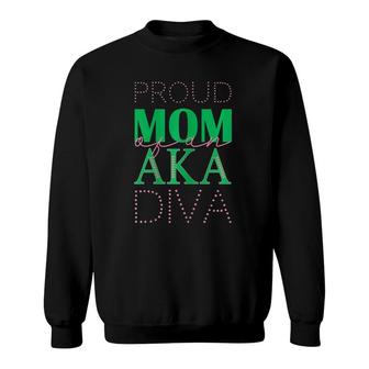 Proud Aka Mom Womens Sorority Gift For Proud Aka Mother Sweatshirt | Mazezy