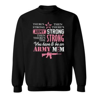 Proud Army Mom Proud Military Mommy Mother's Day Gif Sweatshirt | Mazezy