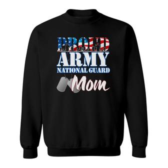 Proud Army National Guard Mom Mother's Day Men Sweatshirt | Mazezy