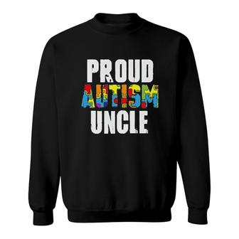 Proud Autism Uncle Sweatshirt | Mazezy