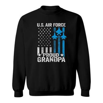 Proud Grandpa Us Air Force Sweatshirt | Mazezy