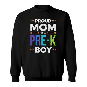 Proud Mom Of A Pre-K Boy Mother To Son Sweatshirt | Mazezy