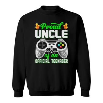 Proud Uncle Officialnager Video Game Top 13Th Birthday Sweatshirt | Mazezy