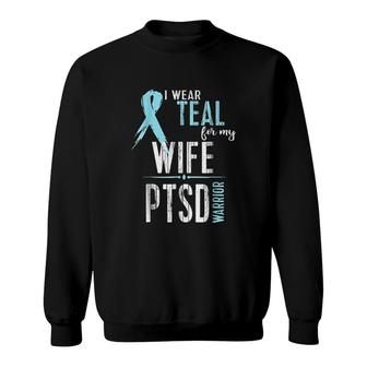 Ptsd Awareness My Wife Warrior Sweatshirt | Mazezy