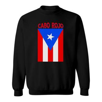 Puerto Rican Cabo Rojo Puerto Rico Flag Sweatshirt | Mazezy