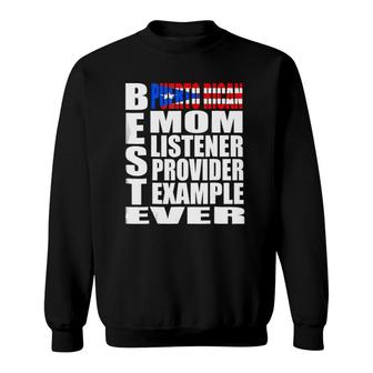 Puerto Rican Mom For Women Mother's Day Sweatshirt | Mazezy