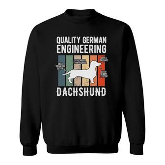 Quality German Engineering Dachshund Weiner Dog Sweatshirt | Mazezy