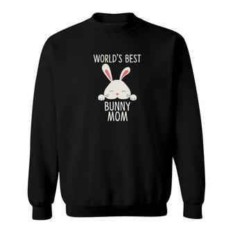 Rabbit Worlds Best Bunny Mom Sweatshirt | Mazezy