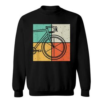 Racing Bike Bicycling Bicycle Cyclists Biker Retro Vintage Sweatshirt | Mazezy
