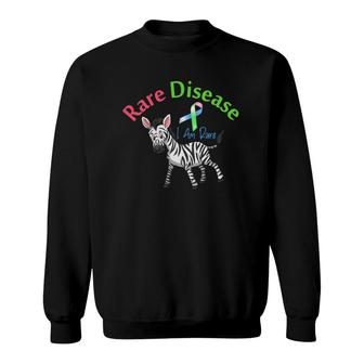 Rare Disease Day 2022 Kids Rare Disease Day Zebra Sweatshirt | Mazezy
