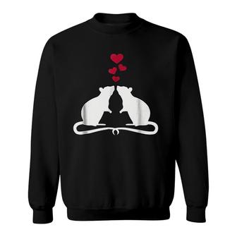 Rats In Love Sweatshirt | Mazezy
