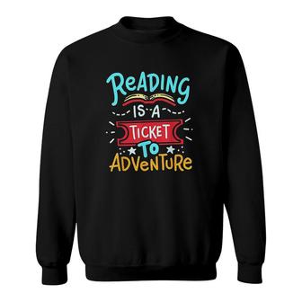 Reading Adventure Library Student Teacher Book V2 Sweatshirt - Thegiftio