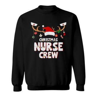 Reindeer Christmas Nurse Crew Sweatshirt | Mazezy