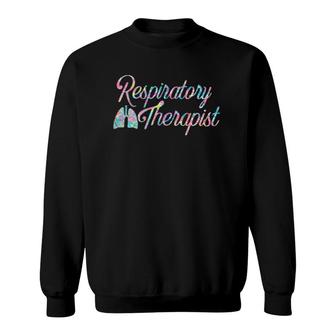 Respiratory Therapist Rt Care Week Colorful Pocket Sweatshirt | Mazezy UK