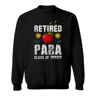 Retired Para Class Of 2020 Cute Paraprofessional Teacher Sweatshirt | Mazezy