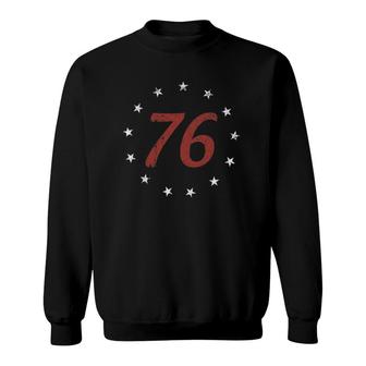 Retro 4Th Of July Independence Day The Spirit 76 Ver2 Sweatshirt | Mazezy