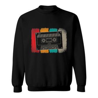 Retro 80S Music 1980S Mixtape Eighties Cassette Sweatshirt | Mazezy